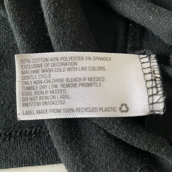 VTG Y2K Mossimo Tank Top Lace Trim Elaina Gilbert Bella Swan Long Black Size L - Picture 7 of 7